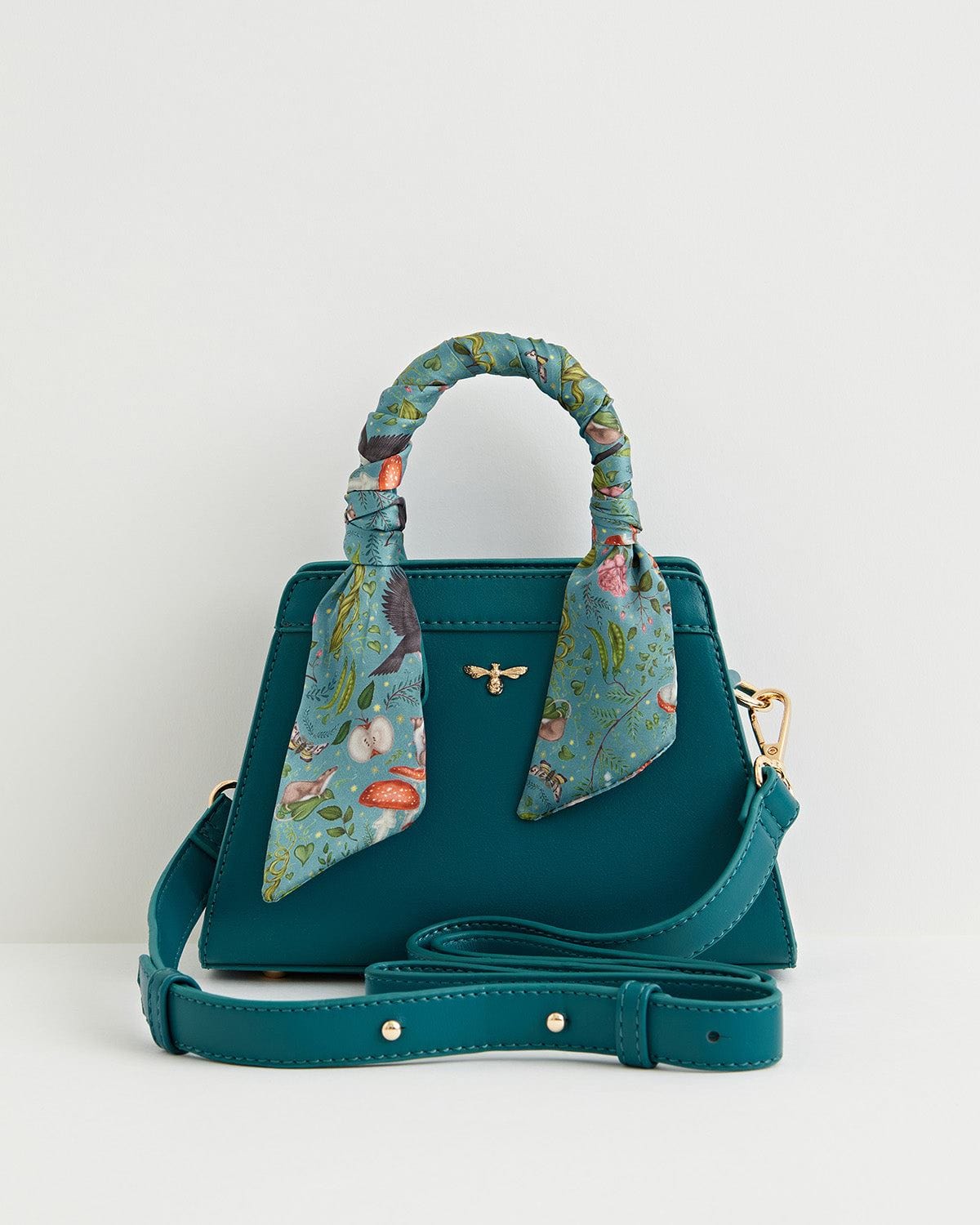 Mermaid Teal Alice Structured Tote Into The Woods Collection Fable England Fable England UK