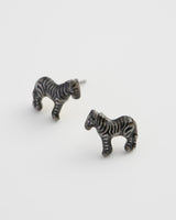 Zebra Stud Earrings