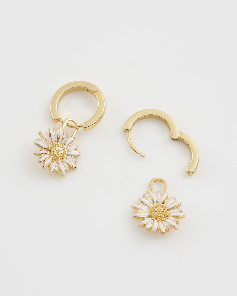 Daisy Huggie Earrings