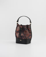 Deco Bloom Black Bucket Bag