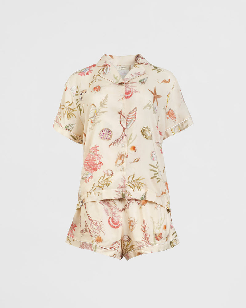 Whispering Sands Lotus Pink Short Pyjamas