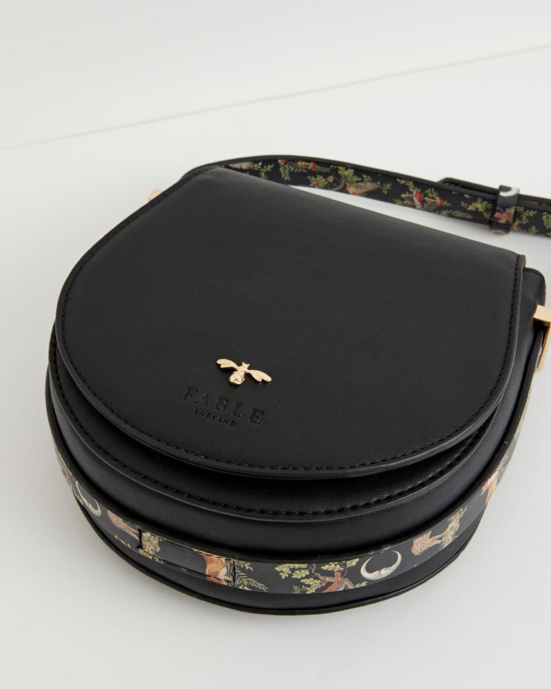 A Night's Tale Saddle Bag Black by Fable England