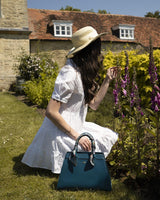 Catherine Rowe Into The Woods Tote - Teal by Fable England