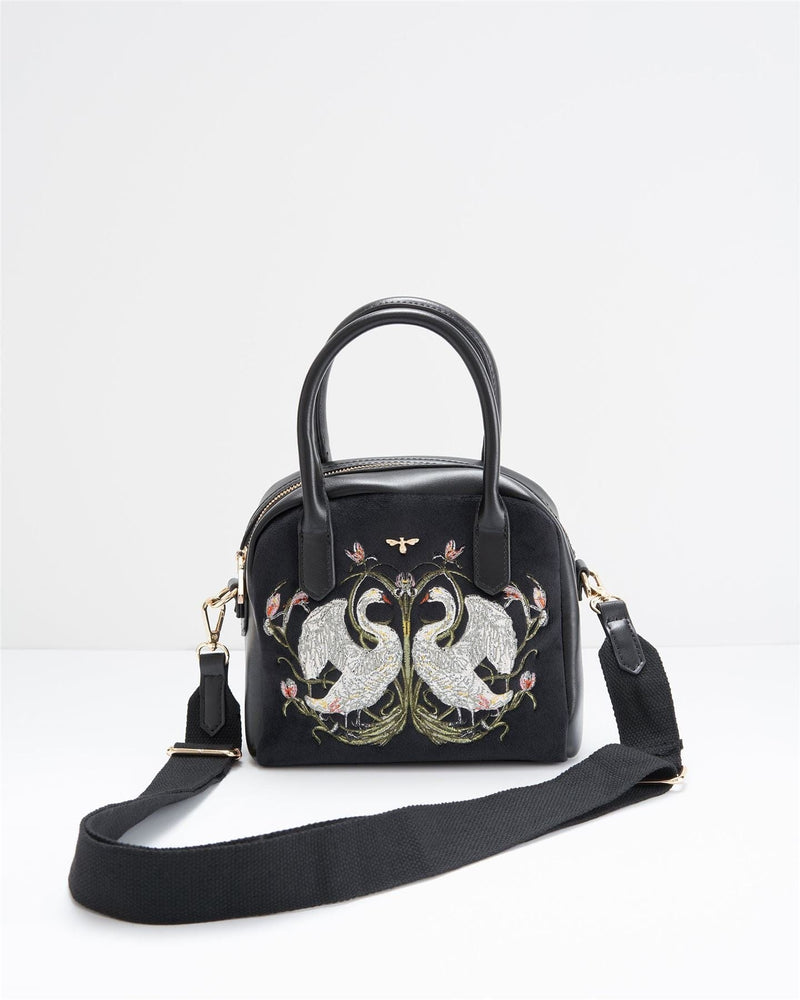 Eloise Bag Embroidered Swan by Fable England