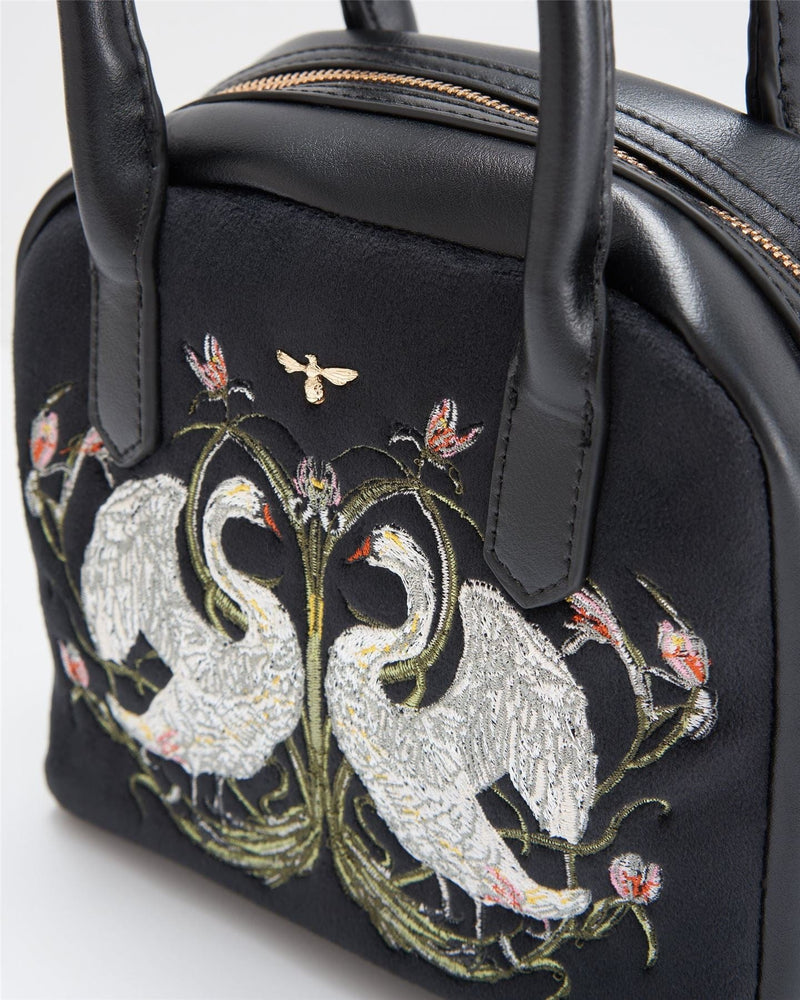 Eloise Bag Embroidered Swan by Fable England