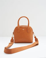 Eloise Small Bowling Bag - Tan by Fable England