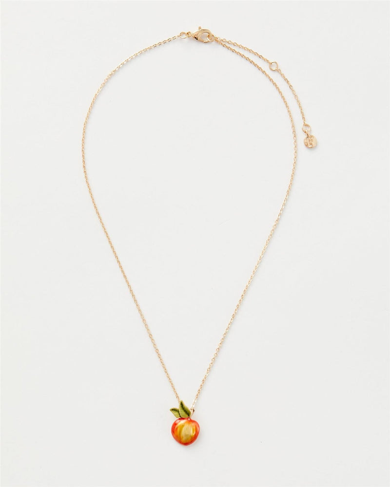 Enamel Apple Short Necklace by Fable England