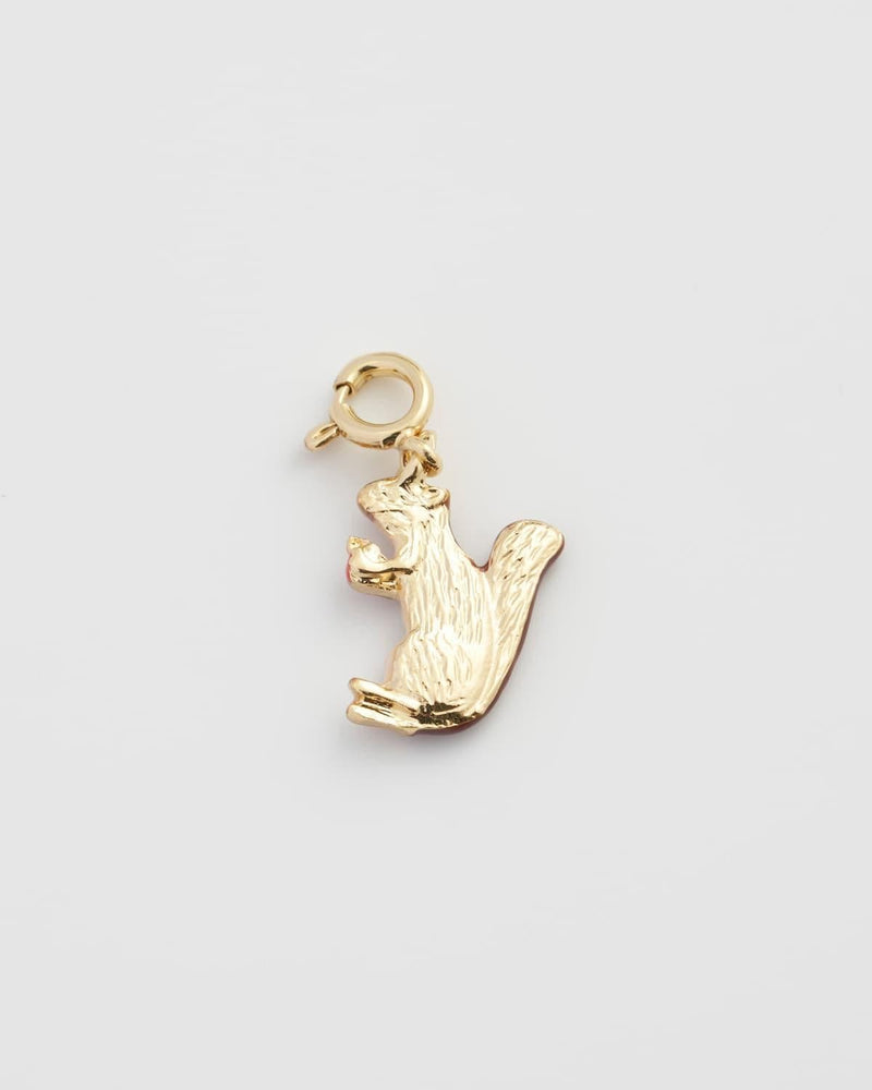 Enamel Cheeky Squirrel Charm by Fable England