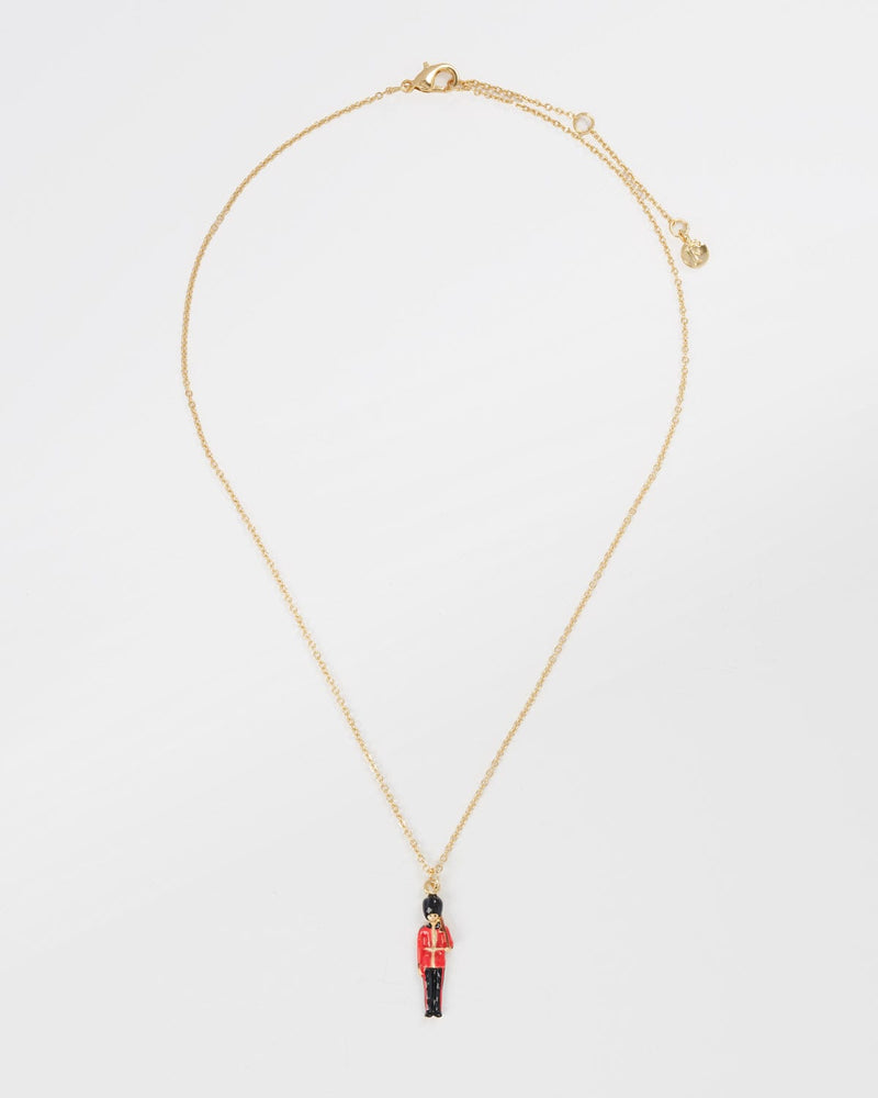 Enamel King's Guard Necklace by Fable England