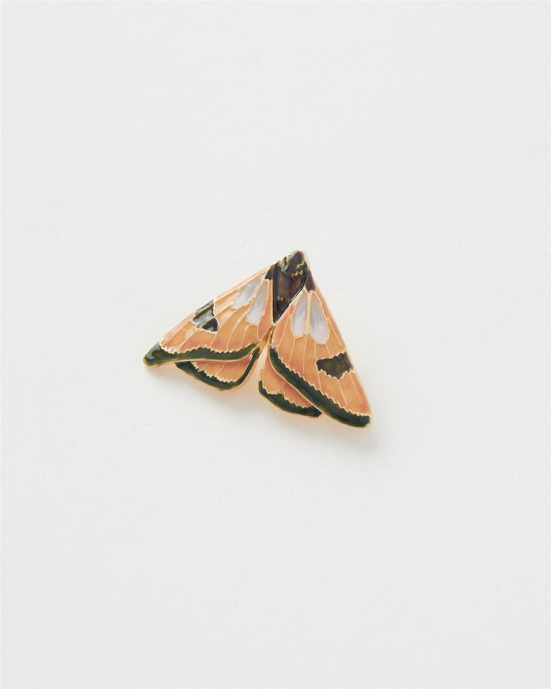 Enamel Moth Brooch by Fable England