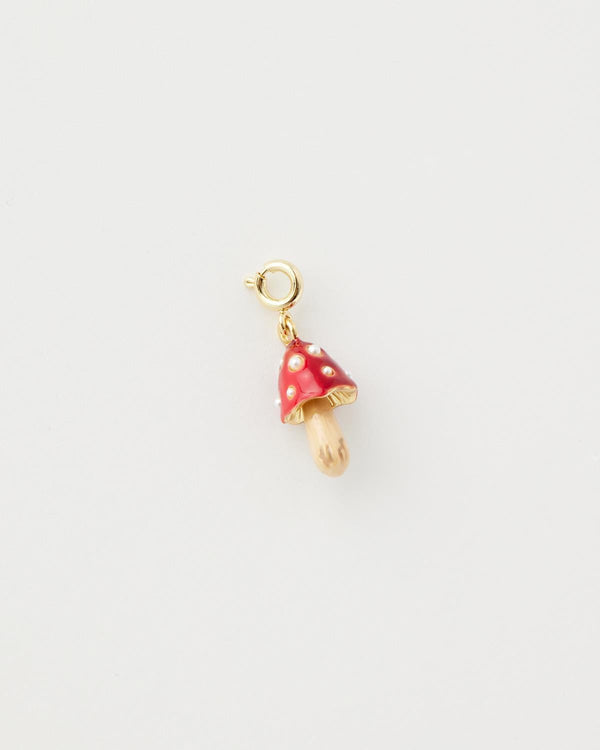 Enamel Mushroom Charm by Fable England