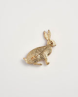 Enamel Rabbit Brooch by Fable England