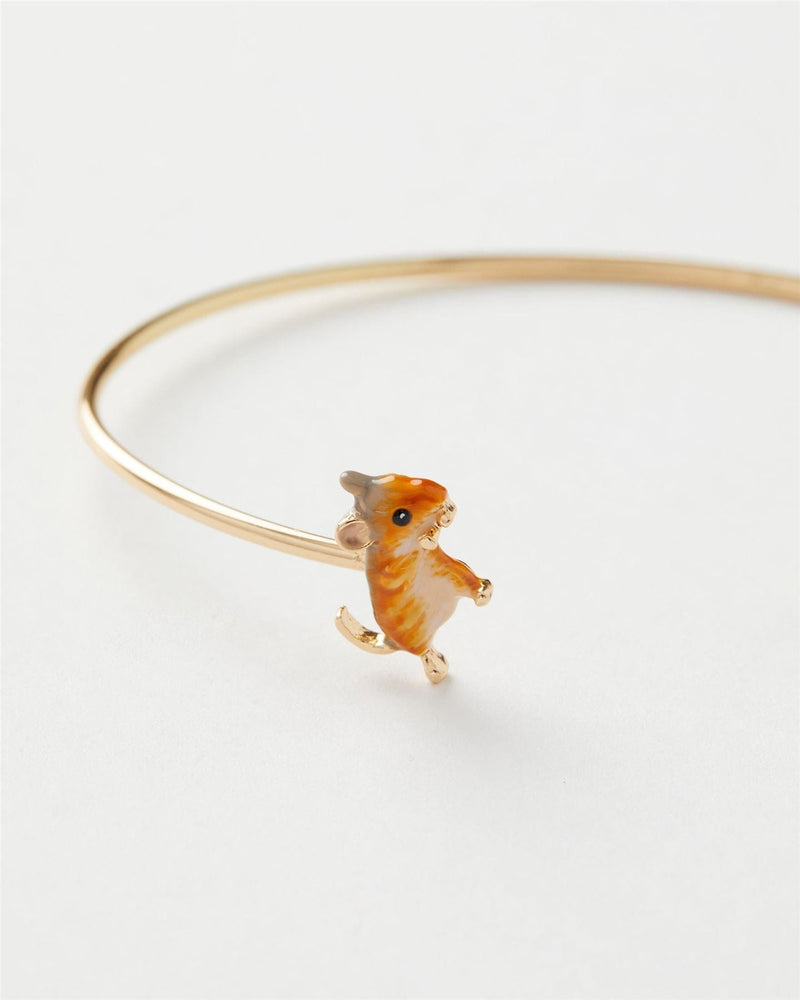 Enamel Vole Bangle by Fable England