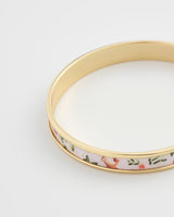 Meadow Creatures Printed Bangle Lilac by Fable England