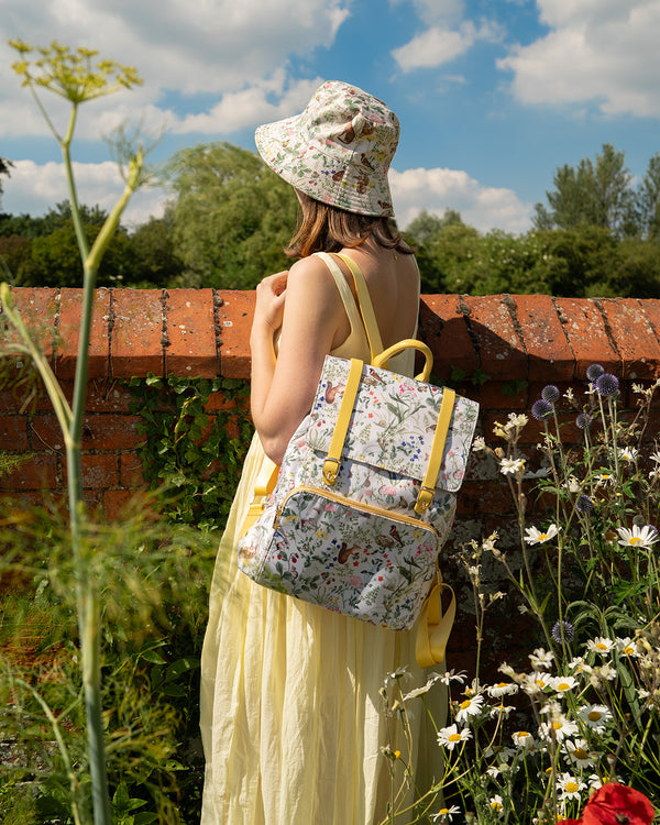 Fable Meadow Creatures Ivory Medium Backpack