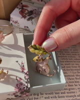 Enamel Dormouse Collector Chain Bracelet by Fable England