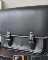 Magical Mushroom Black Satchel