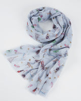 Royal Ditsy Lightweight Scarf by Fable England